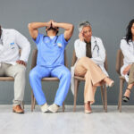 Frustrated group of healthcare providers